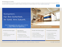 Tablet Screenshot of genius-versicherungsmakler.de